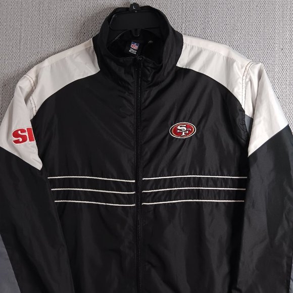 NFL Black and Gray Windbreaker Jacket - Picture 5 of 15